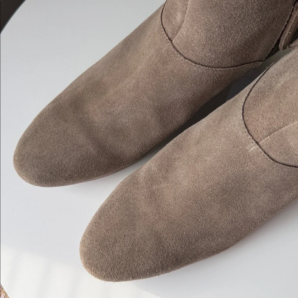 Timberland khaki suede ankle boots Ortholite Insole Side Zipper